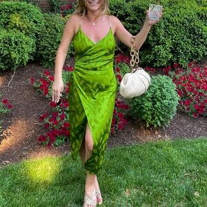 Green Silk Dress